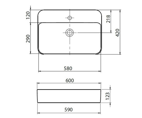 раковина ALLEN BRAU LIBERTY 60